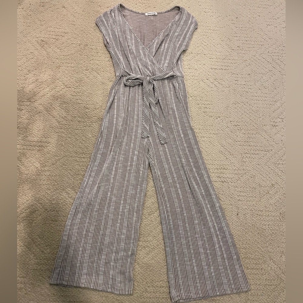Striped jumpsuit